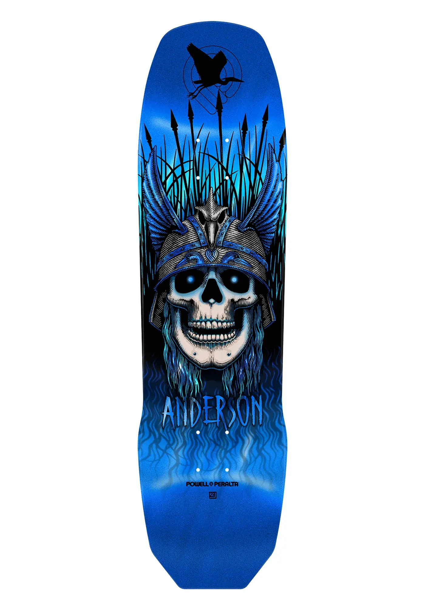 Powell-Peralta Deck Pro Andy Anderson Heron 8.45" x 31.8" WB14,25" Blue Foil