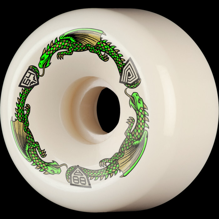Powell-Peralta Wheels Dragons Bomber 64mm 88A offwhite