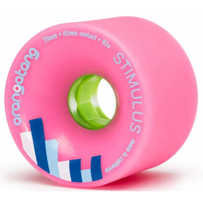 Orangatang Wheels Stimulus 70mm 83a pink NEW!