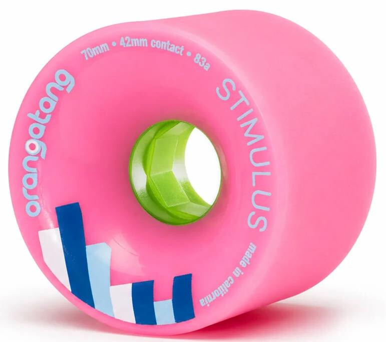 Orangatang Wheels Stimulus 70mm 83a pink NEW!