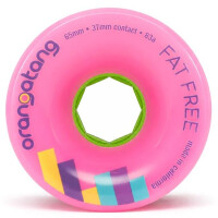 Orangatang Wheels Fat Free 65mm 83a Pink NEW!