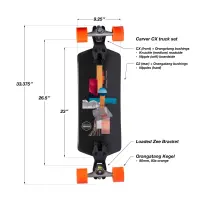 LOADED Complete Surfskate Fatom 33" x 9,25"...