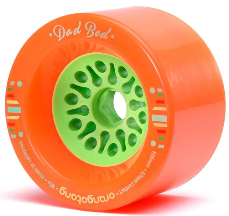 Orangatang Wheels Dad Bod 100mm 80a - orange