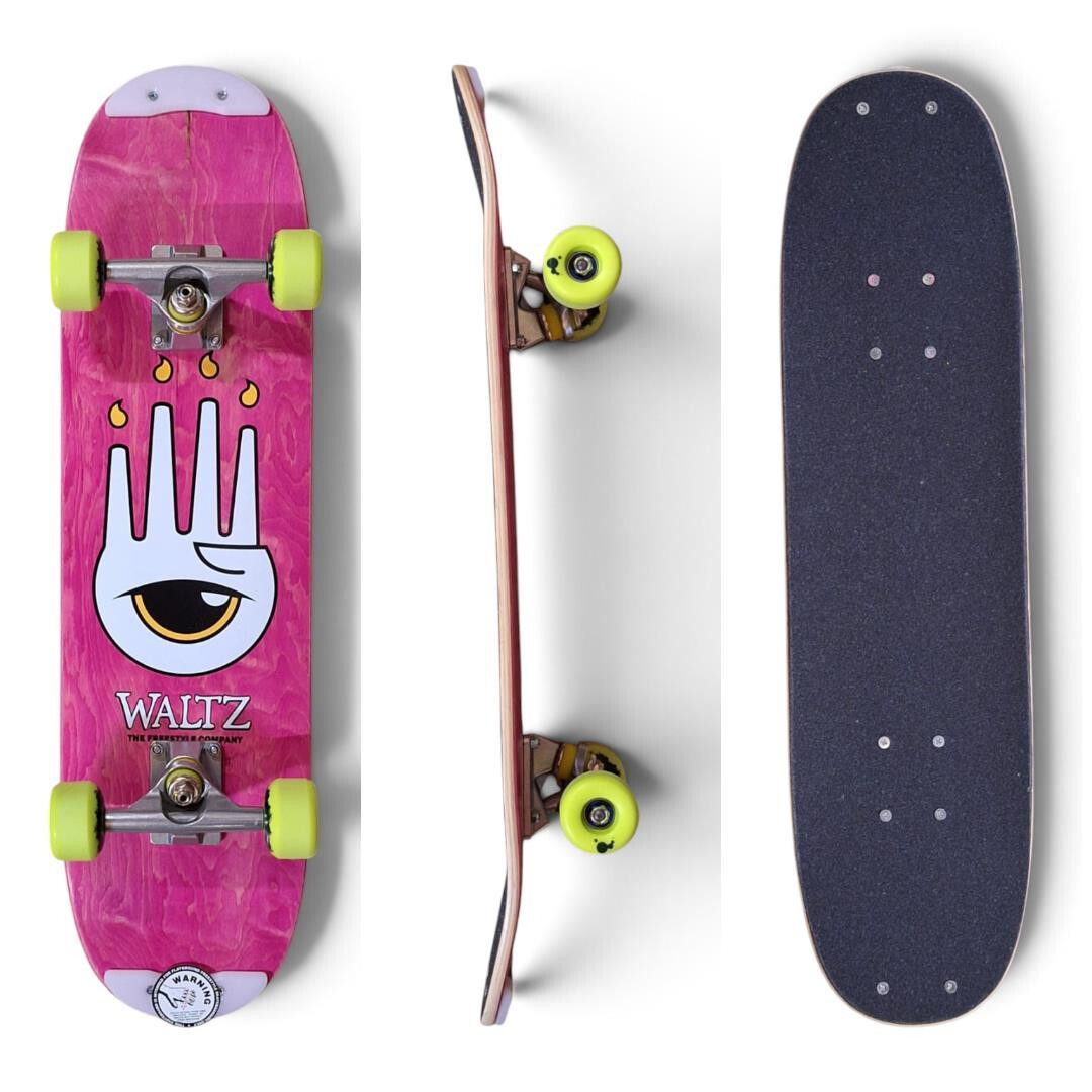 Waltz Complete Kinder Skateboard Hand of Glory pink 7,25" x 27,45"x WB11,5"
