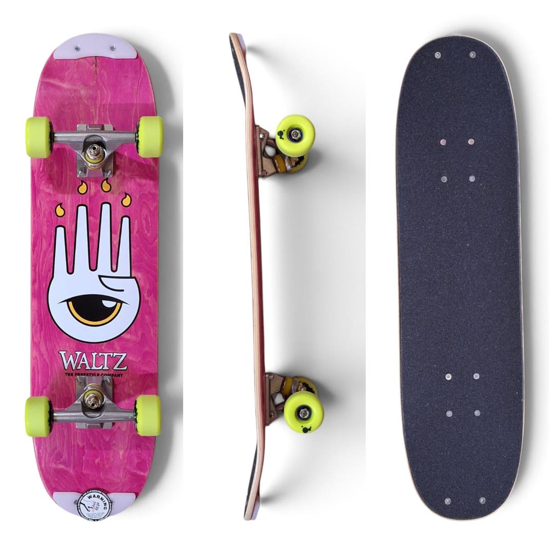 Waltz Complete Kinder Skateboard Hand of Glory pink 7,25" x 27,45"x WB11,5"