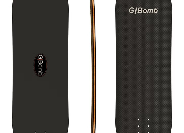 G-Bomb Deck LDP Longboard Carbon Platform 28" black