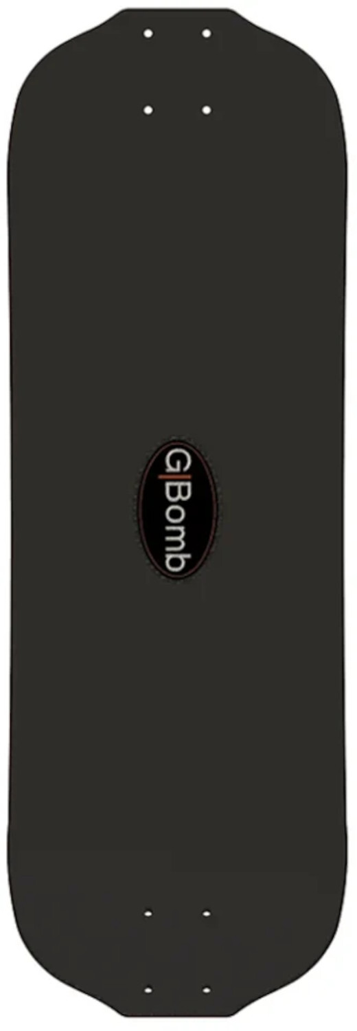 G-Bomb Deck LDP Longboard Carbon Platform 28" black