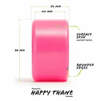 Orangatang Wheels Bees Knees 90mm 83a - pink
