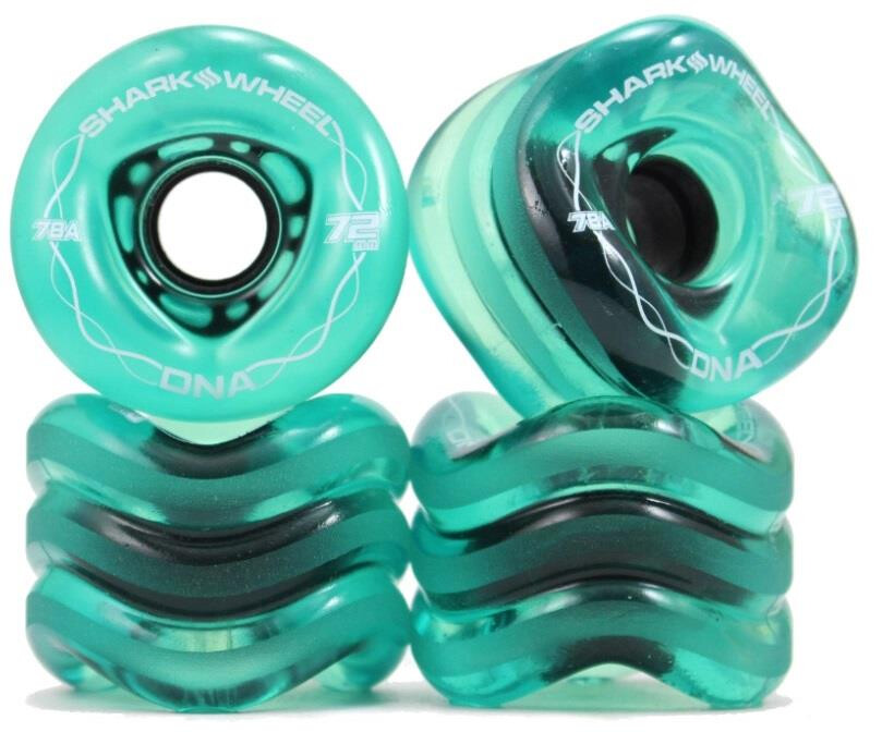 SHARK WHEEL DNA 72mm/78a transparent emerald