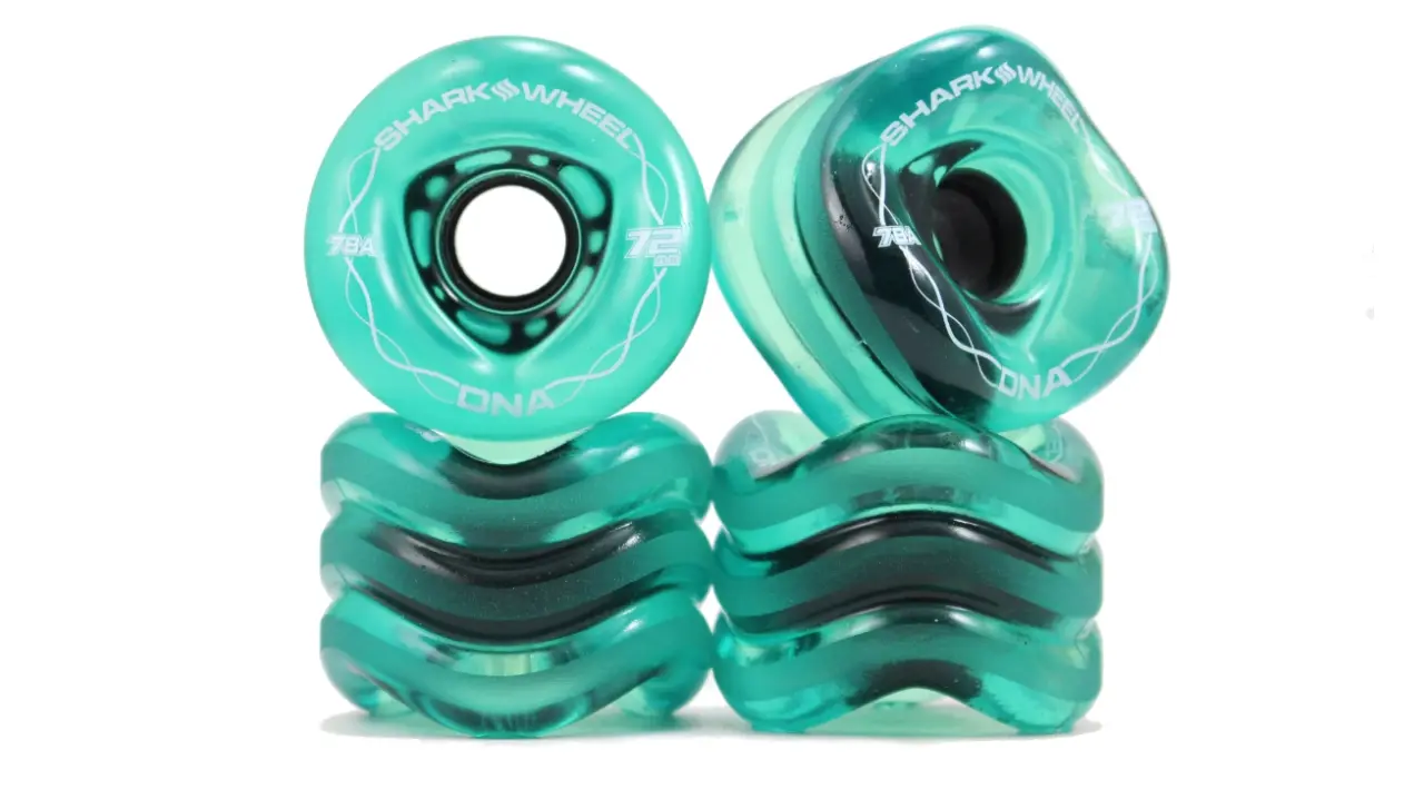 SHARK WHEEL DNA 72mm/78a transparent emerald