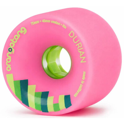 Orangatang Wheels Durian 75mm 83a - pink