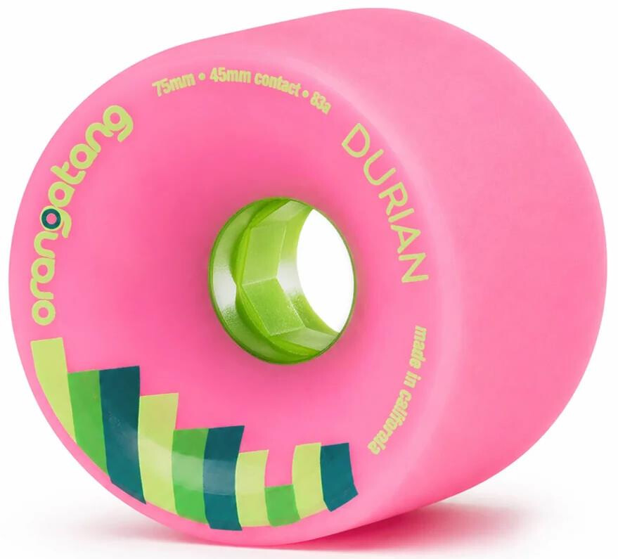 Orangatang Wheels Durian 75mm 83a - pink