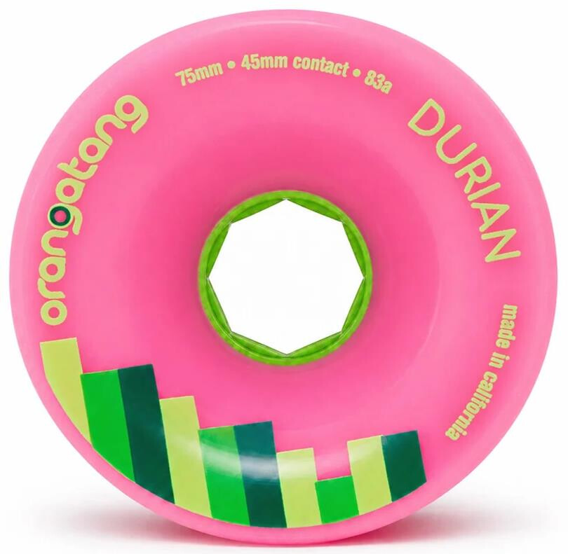 Orangatang Wheels Durian 75mm 83a - pink