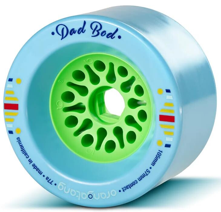 Orangatang Wheels Dad Bod 100mm 77a - blue