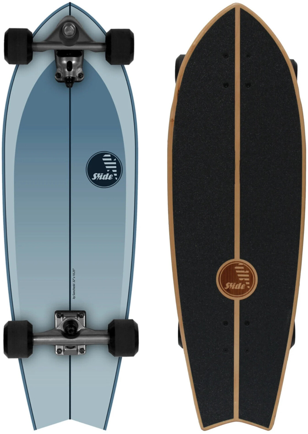 Slide Deck Surfskate Fish Drifter 32" x10" WB17"