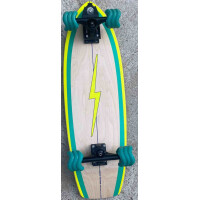 BohanelBoards Deck Surfskate Neon Green 32" x...