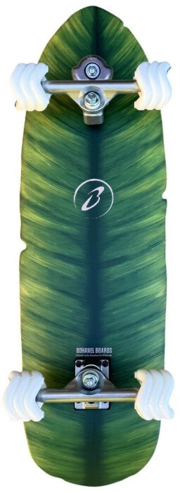 BohanelBoards Deck Leaf Skateboarding 33" x 9" WB16,5-17"
