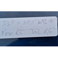 Skareco Deck 10" x 33" WB16" blau