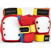 Pro-Tec Street Gear Junior 3-Pack Pad Set Blue/Yellow/Red YS