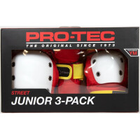 Pro-Tec Street Gear Junior 3-Pack Pad Set Blue/Yellow/Red YS