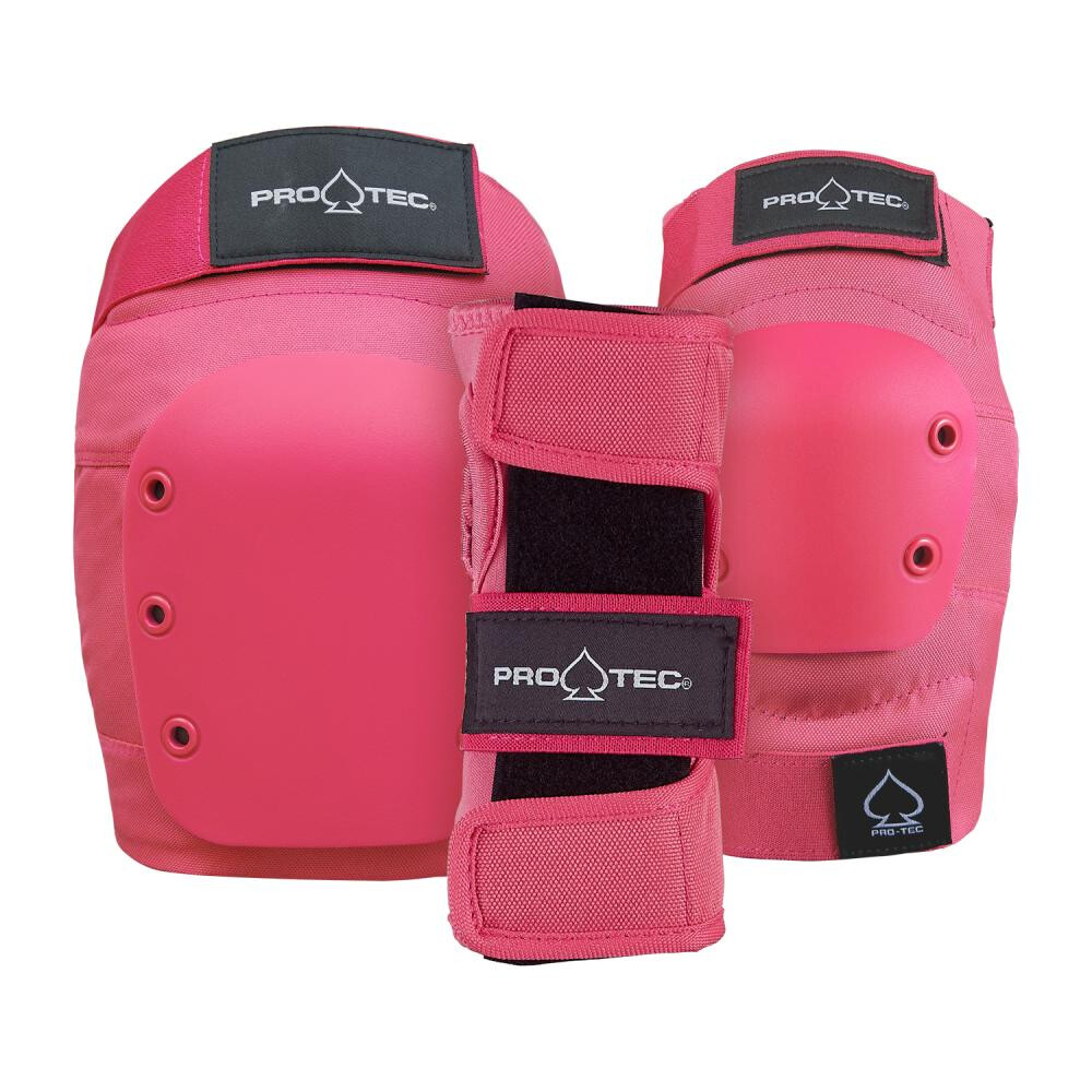 Pro-Tec Street Gear Junior 3-Pack Pad Set Pink YM