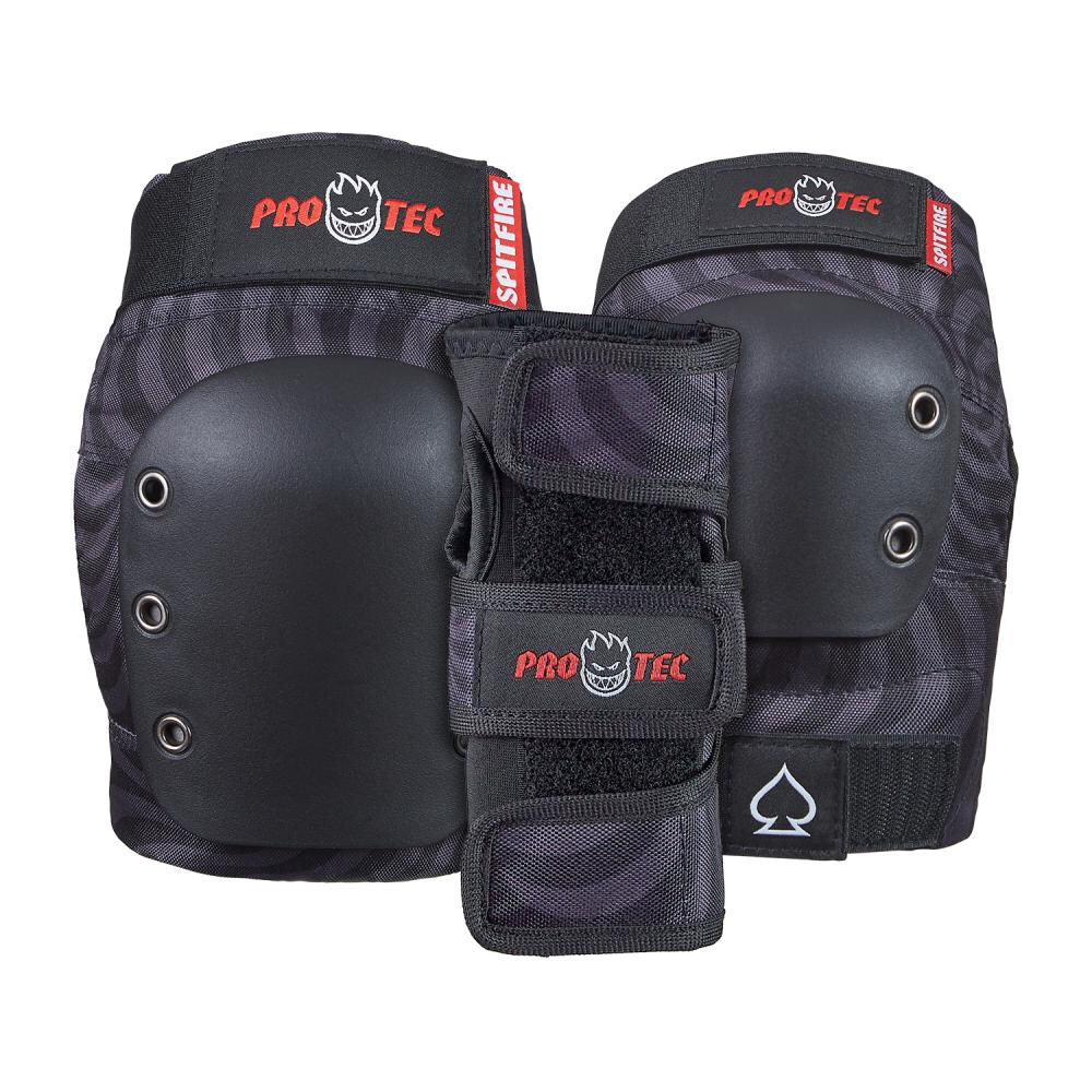 Pro-Tec Street Gear Junior 3-Pack Pad Set Spitfire Black YM
