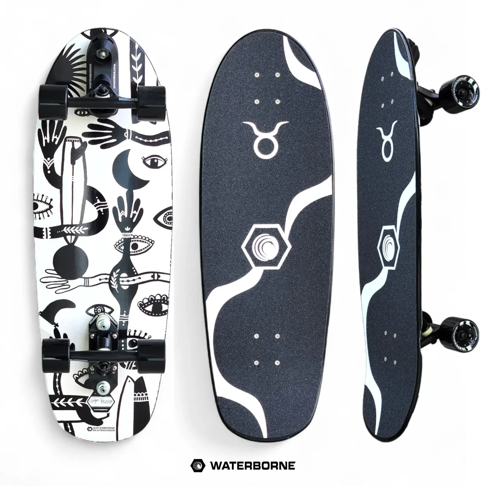 Waterborne Complete Surfskate Artist Series My Mind 32" x 10,5" WB19,5"