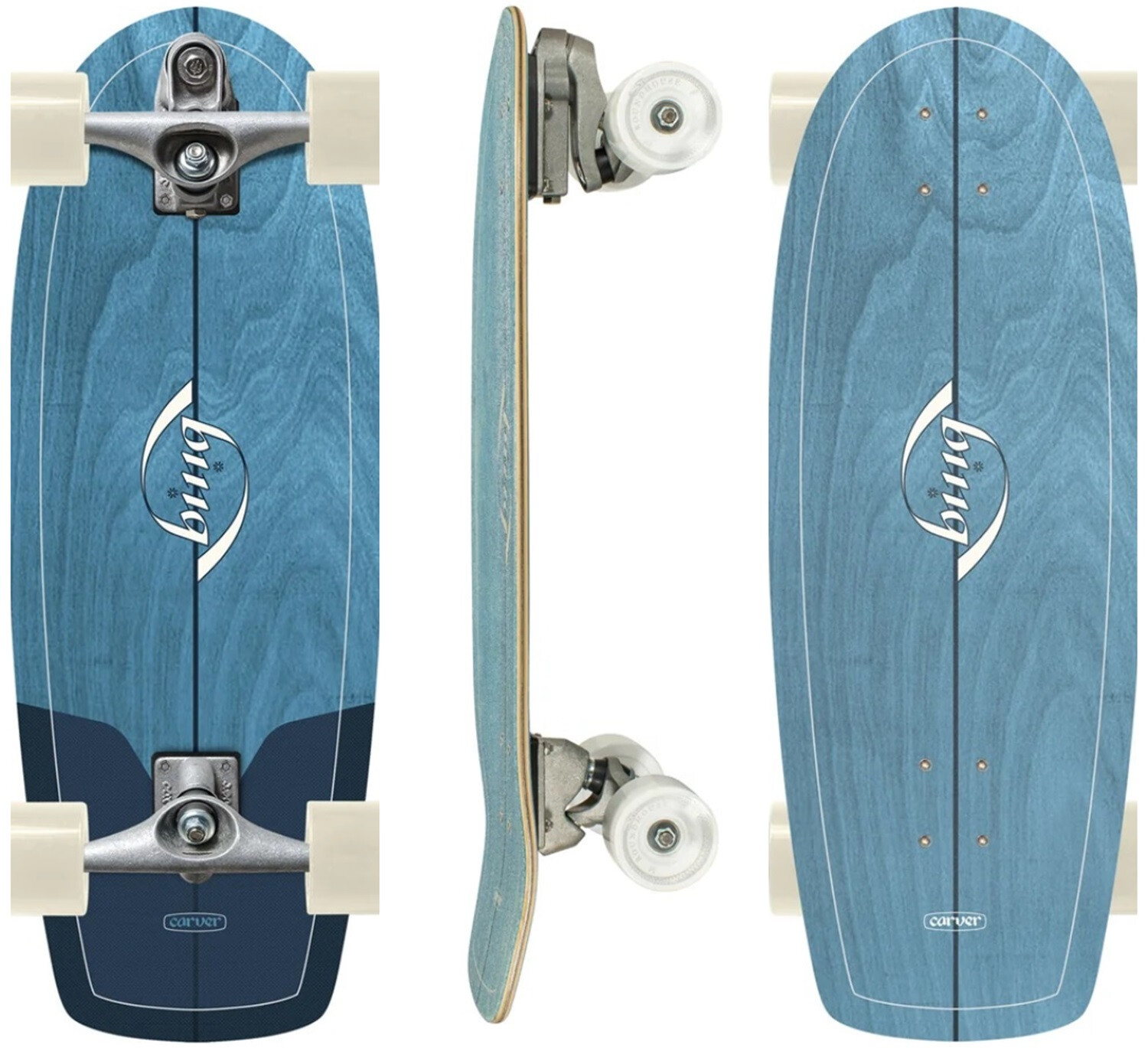 CARVER Complete Surfskate X BING Puck 27,5" x 10,5" WB15-15,25" + C7