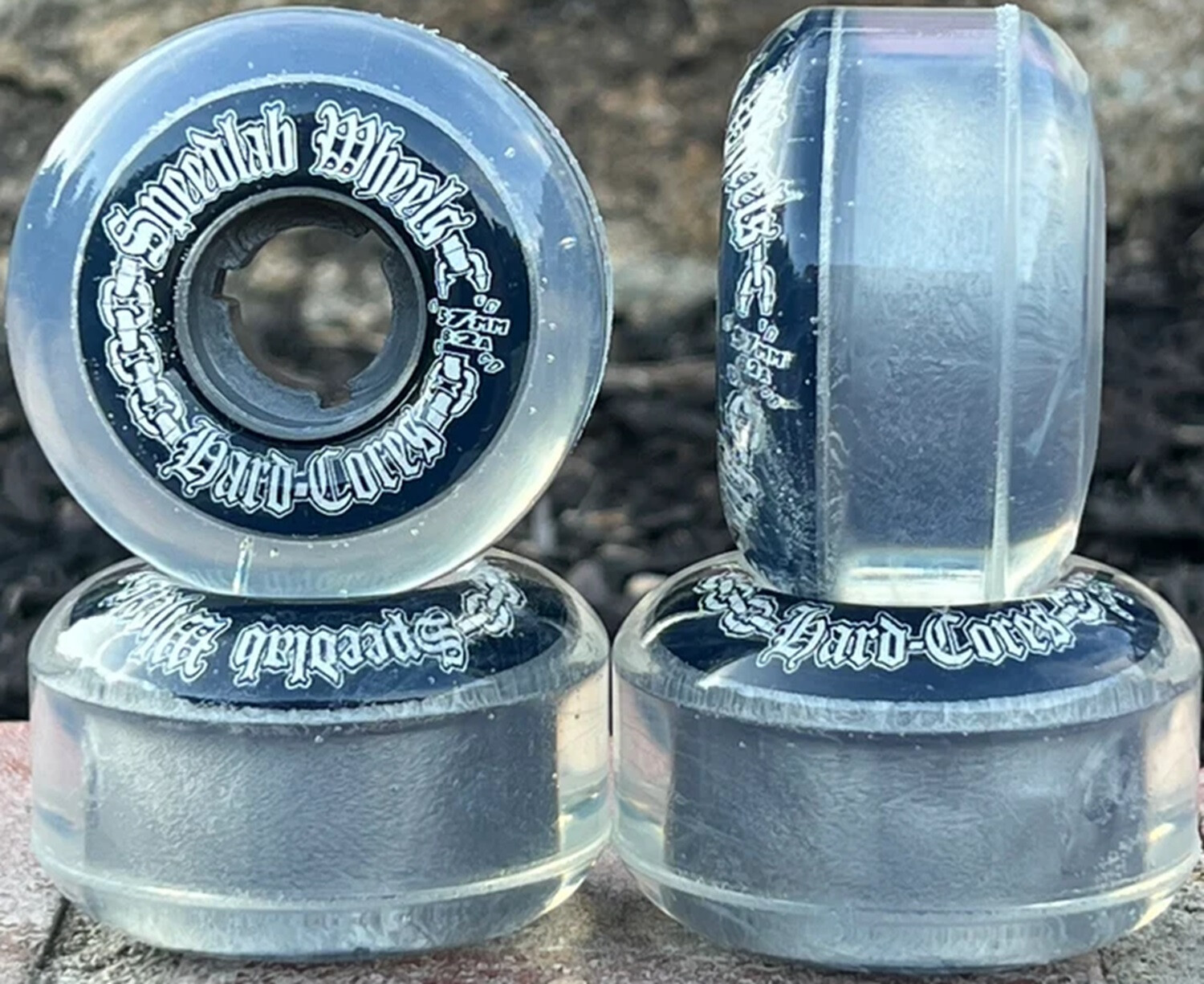 SPEEDLAB Wheels Hard Cores 57mm 82A CP19mm Ice Clear