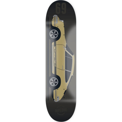 Inpeddo X Nopreme Deck Fast Classics Porsche 69 black 7,75" x 31,125" WB13,875"