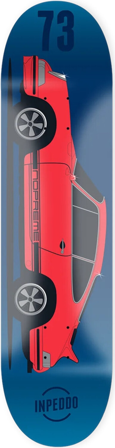 Inpeddo X Nopreme Deck Fast Classics Porsche 73 blau 7,875" x 31,75" WB14"