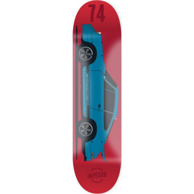 Inpeddo X Nopreme Deck Fast Classics Porsche 74 rot 8,5" x 31,875" WB14,5"