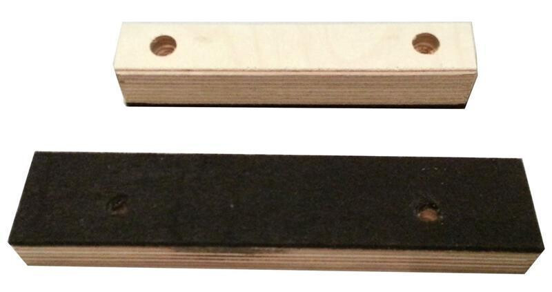 SubVert B-Board Balanceboard reversible stopper 16 x 3 x 3cm mit Filz