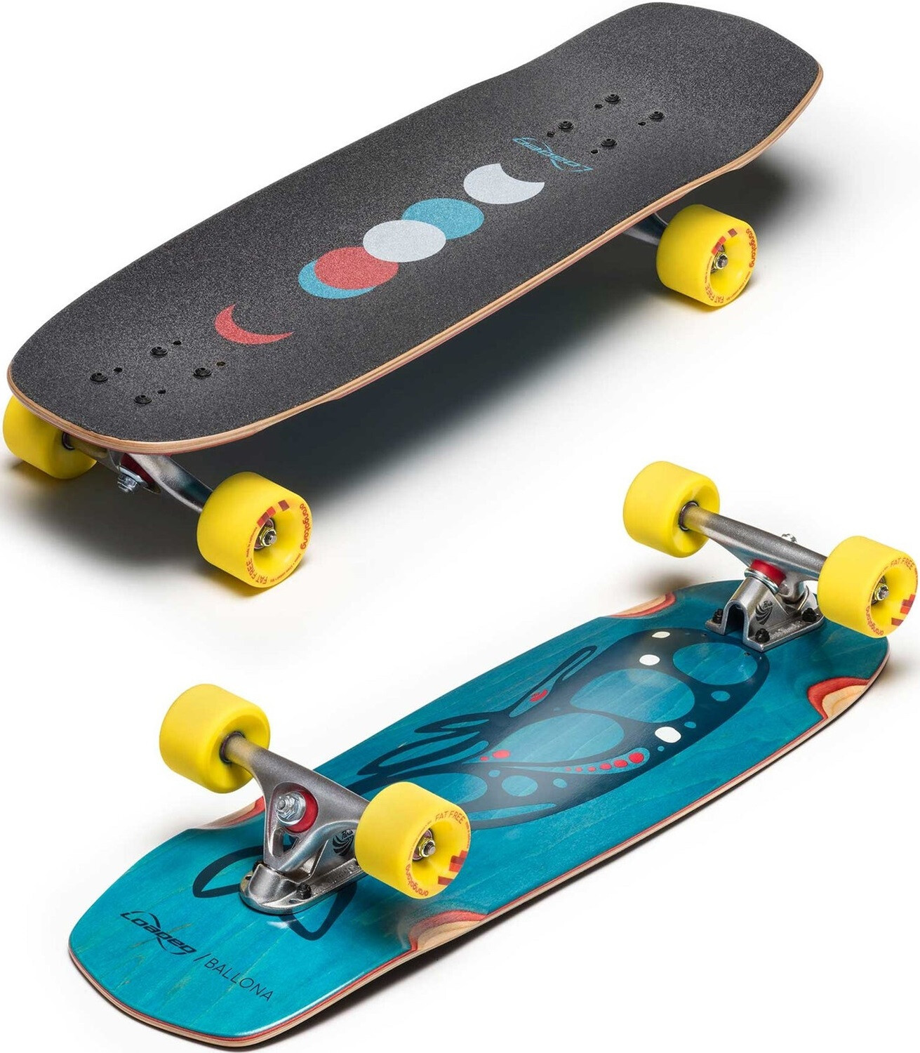 LOADED Complete Mini Cruiser Ballona Moby Paris V3 27,75" x 9,0" WB14,75-16"