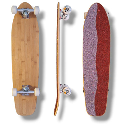 SkaReCo complete Shape323 B32 Kicktail 32"x 8" WB19" Bamboo #1