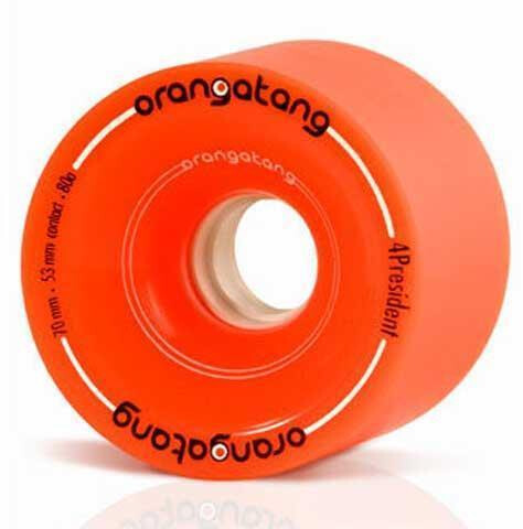 Orangatang Wheels 4 President 70mm 80a - orange