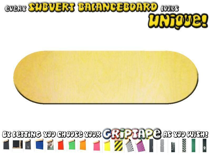 SubVert B-Board handmade Balanceboard "Snow" 100x 25,5