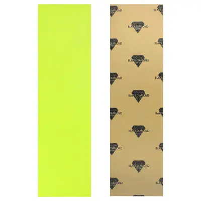 Black Diamond Griptape 9" x 33" Skateboard sheet neon yellow