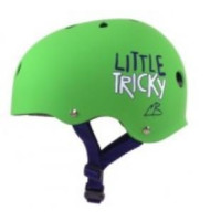 Triple Eight Little Tricky V2 Kids Helmet green