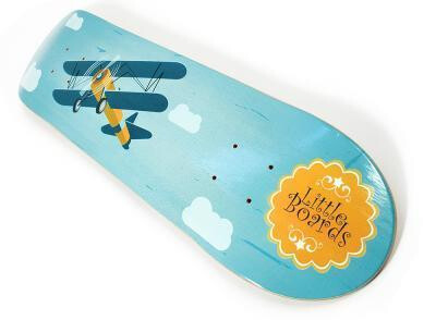 Little Boards Deck Kinder Skateboard Airplane gross