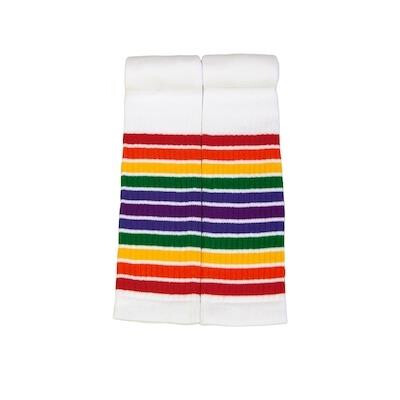 PRIDESOCKS 22" white style FREEDOM - Knee High Tube Socks