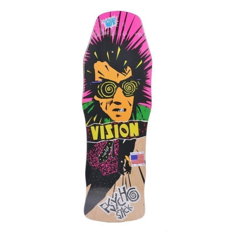 Vision Deck Psycho Stick 30" x 10" WB15 Reissue Green