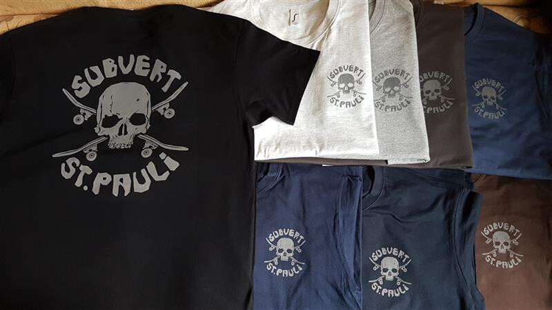 SubVert T-Shirt - SKARECO SKULL SUBVERT ST. PAULI