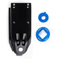 Waterborne Fin System Surfskate + Rail Adapter  (front & back)