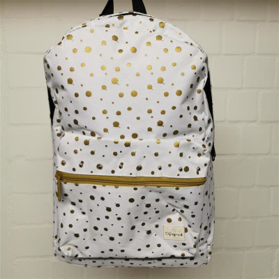 Spiral OG Backpack Gold Polka Dot