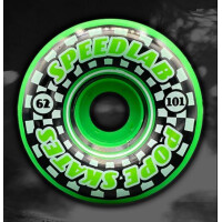 SPEEDLAB Wheels Speedsters 62mm/101A CP23mm Green/Black split