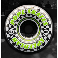 SPEEDLAB Wheels Speedsters 62mm/101A (Green/Black split) )CP23mm