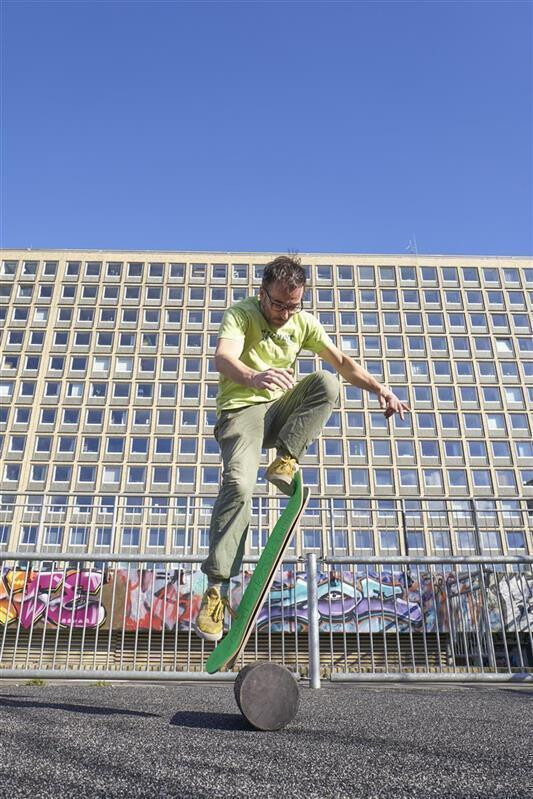 SubVert B-Board handmade Balanceboard doublepop flatbase