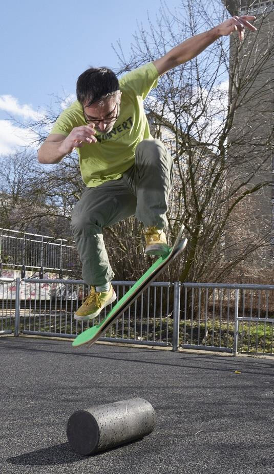 SubVert B-Board handmade Balanceboard doublepop flatbase