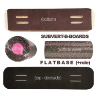 subVert B-Board "flatbase" for custommade Doublepop Balanceboard